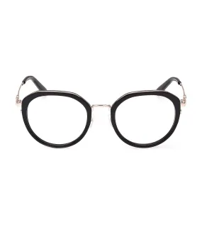 Bally Women's Black Round Optical Frame