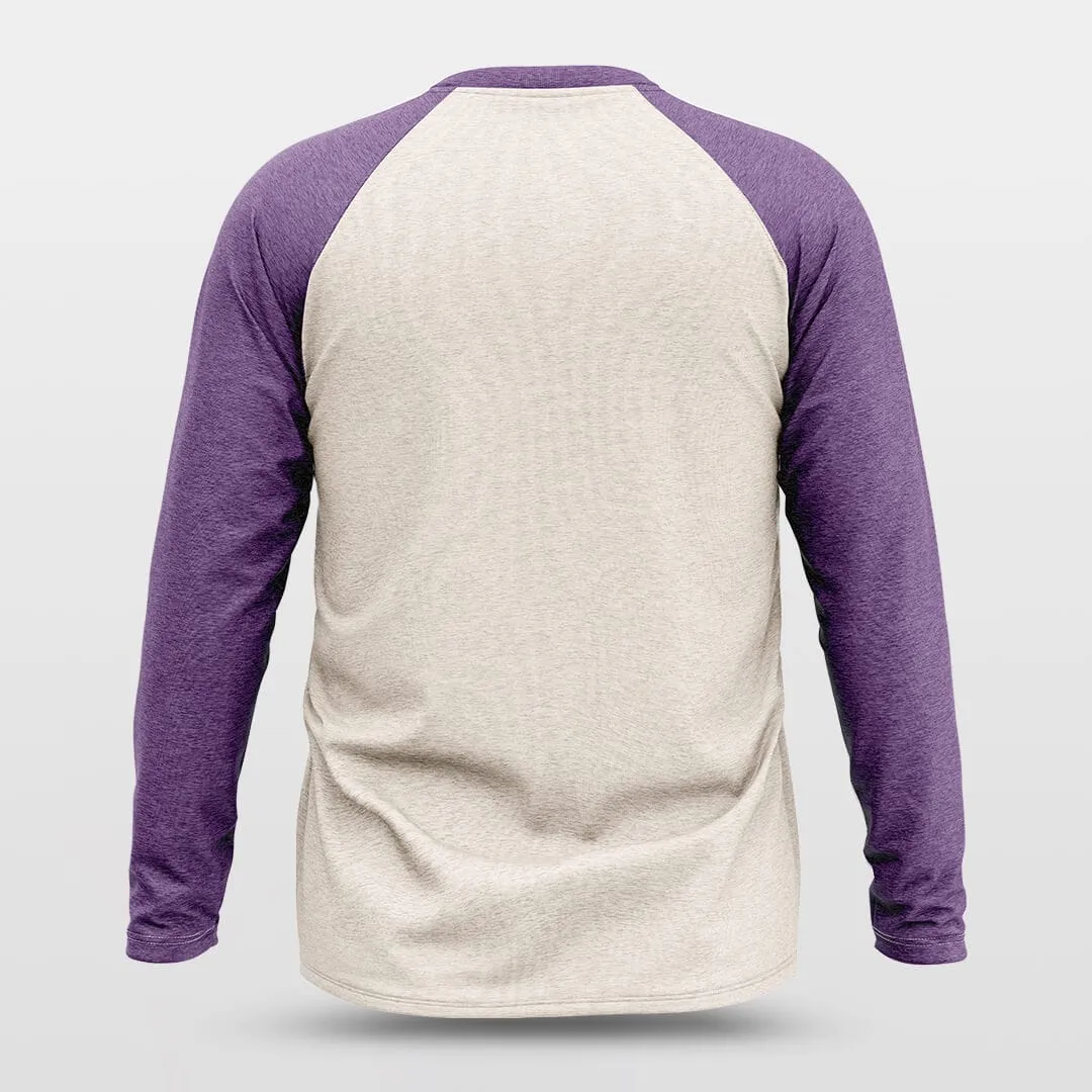 Basic Purple - Customized Baggy Long Sleeve Shooting Jersey