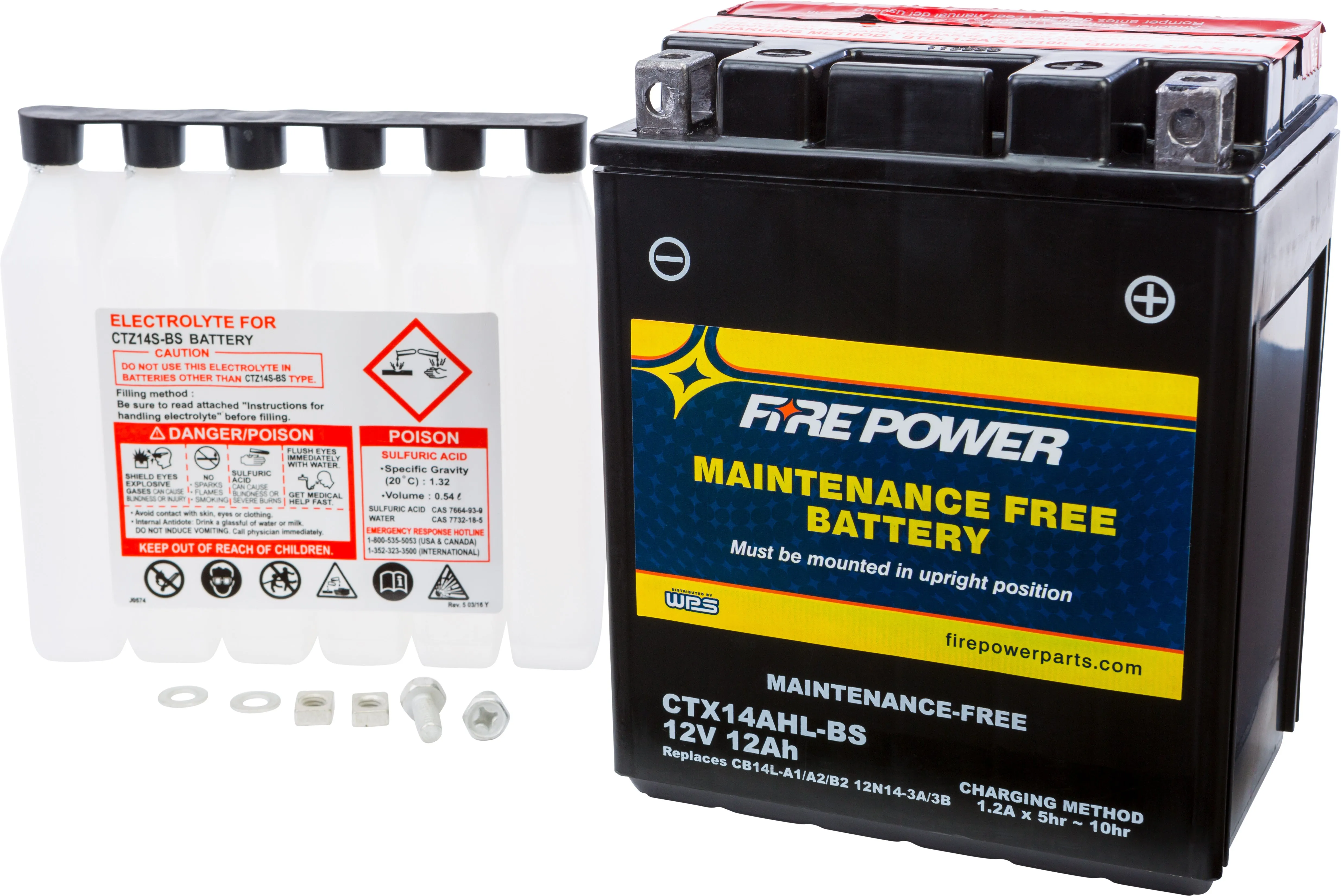 BATTERY CTX14AHL-BS MAINTENANCE FREE