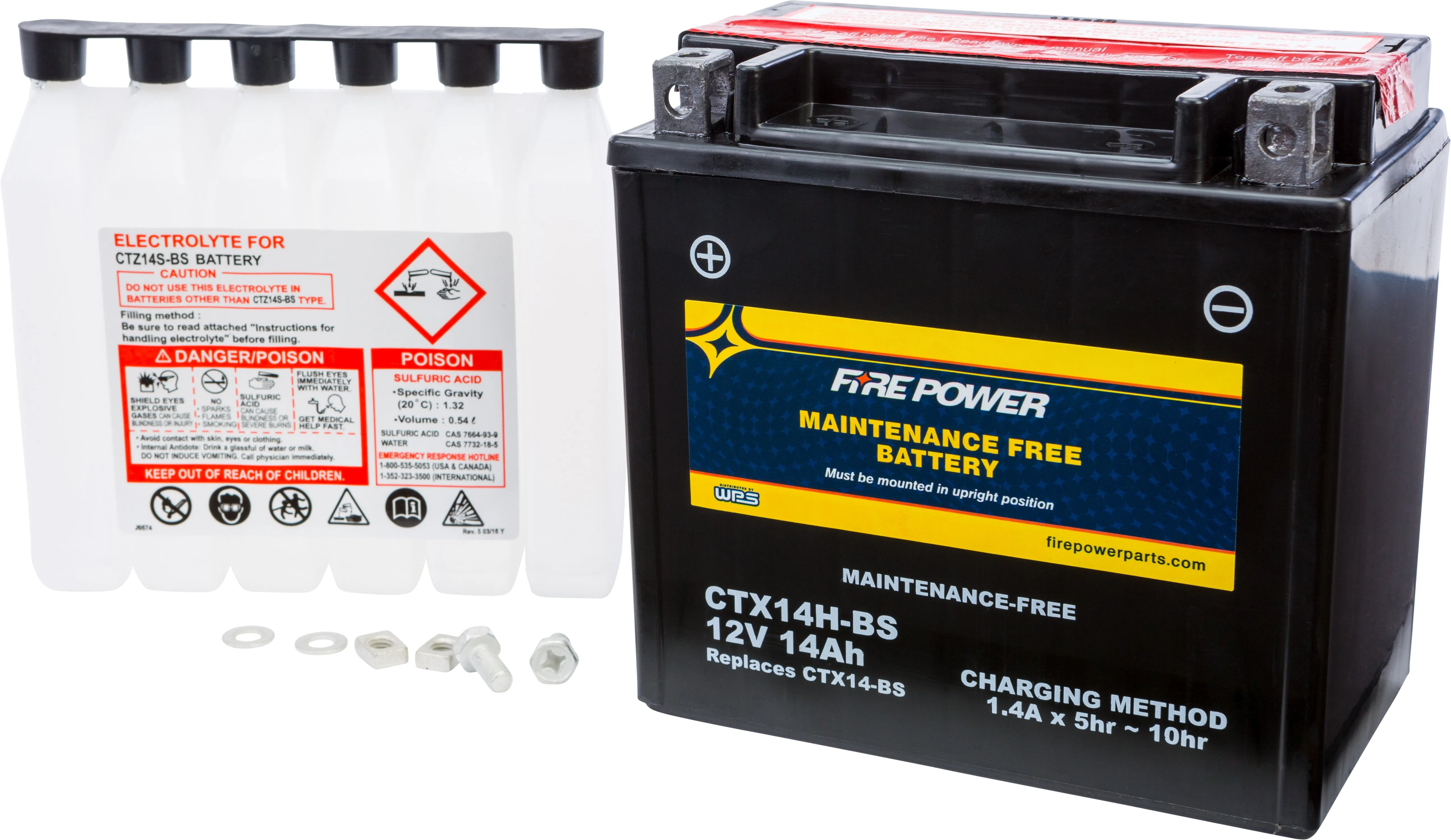 BATTERY CTX14H-BS MAINTENANCE FREE