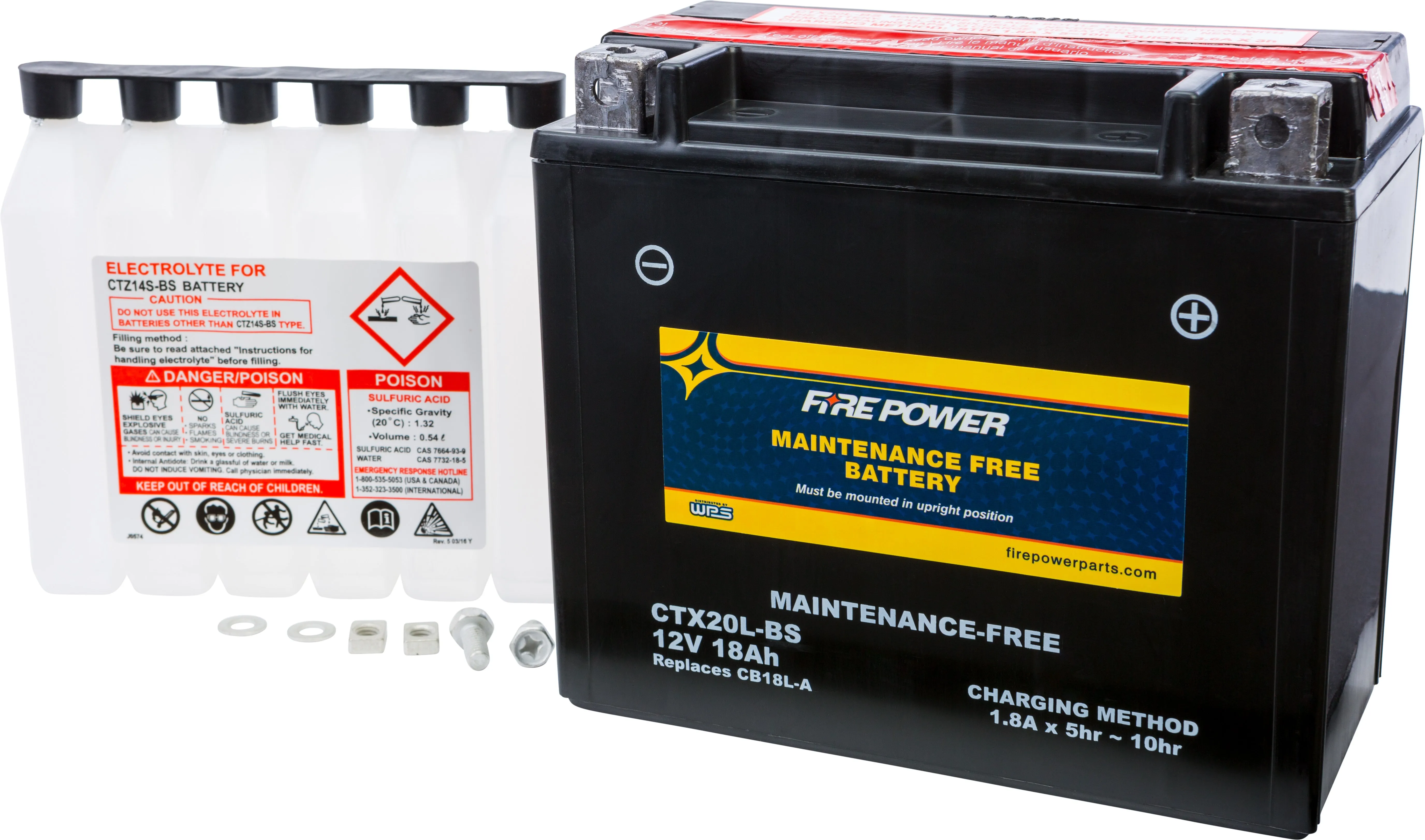 BATTERY CTX20L-BS MAINTENANCE FREE