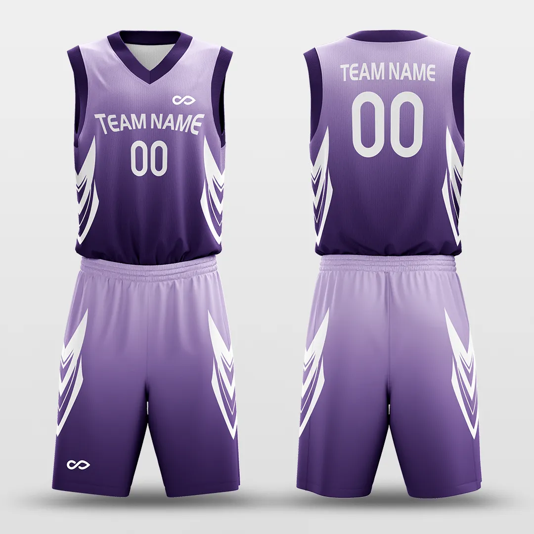 Bauhinia - Customized Kid's Sublimated Basketball Jersey Set