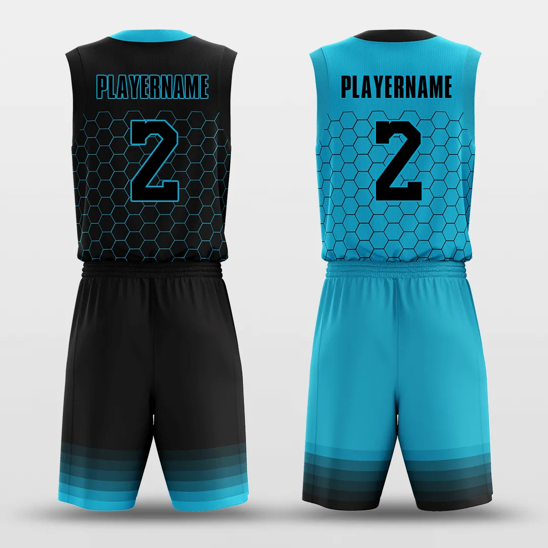 Bee Net - Custom Reversible Sublimated Basketball Jersey Set