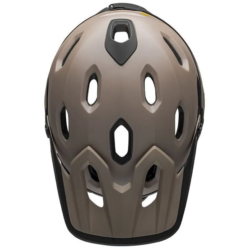 Bell Super DH Spherical Full Face Helmet - Matt Gloss Sand-Black