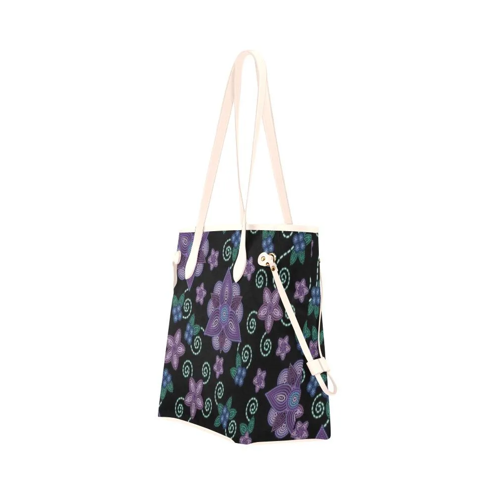 Berry Picking Clover Canvas Tote Bag