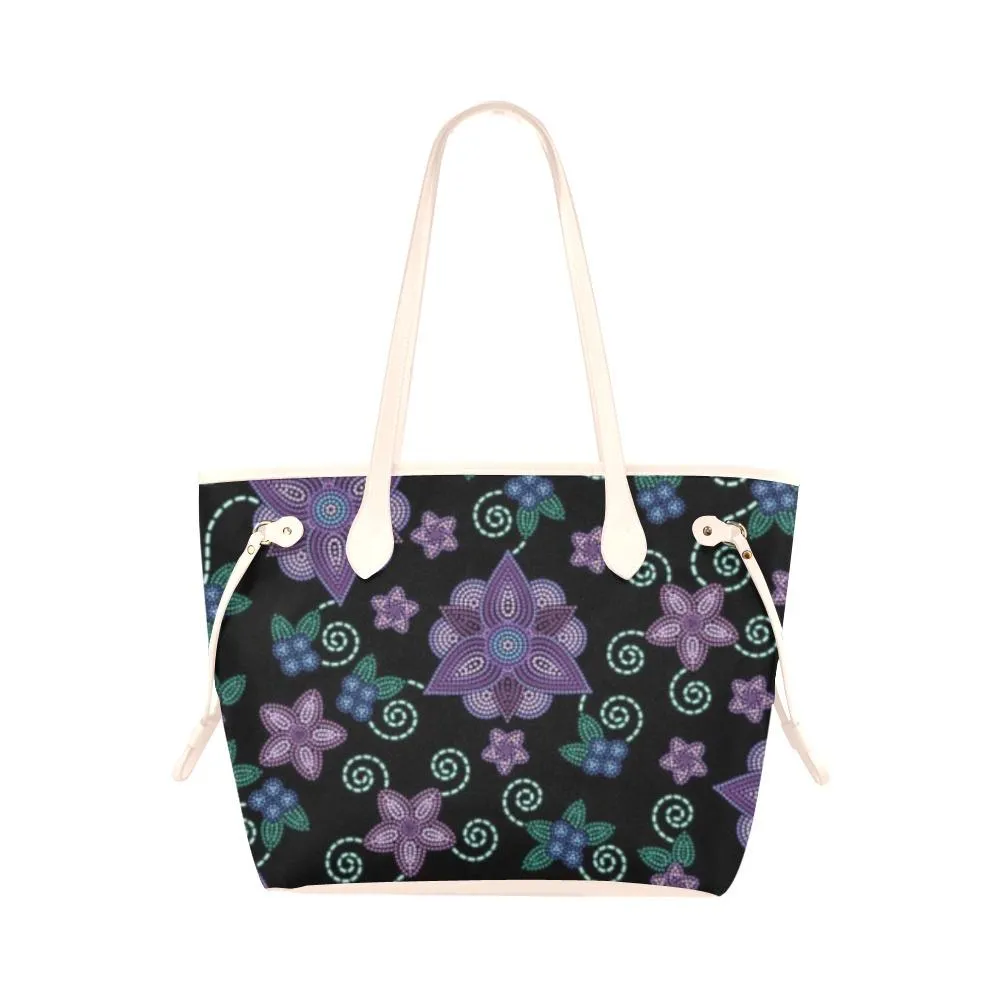 Berry Picking Clover Canvas Tote Bag