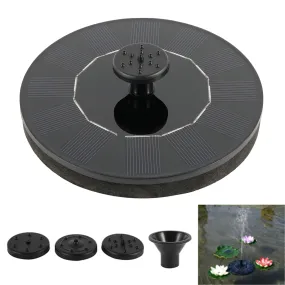 BigM Solar Floating Fountain for Bird Baths Ponds Garden Decorations