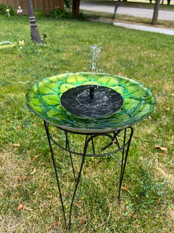 BigM Solar Floating Fountain for Bird Baths Ponds Garden Decorations