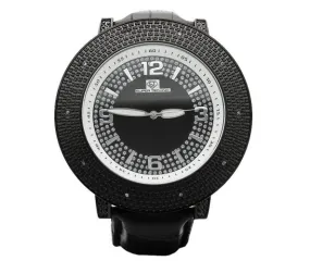 Black Super Techno Watch Real Diamonds