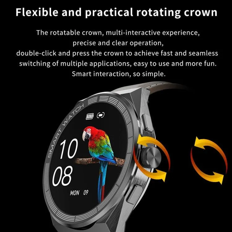 BM01 1.45-Inch Waterproof Smart Watch with Bluetooth Calling & NFC Payment