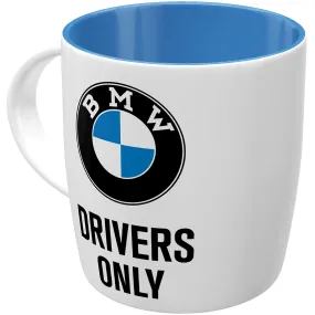 BMW Drivers Only Nostalgic Retro 11.2 Oz Ceramic Coffee Mug