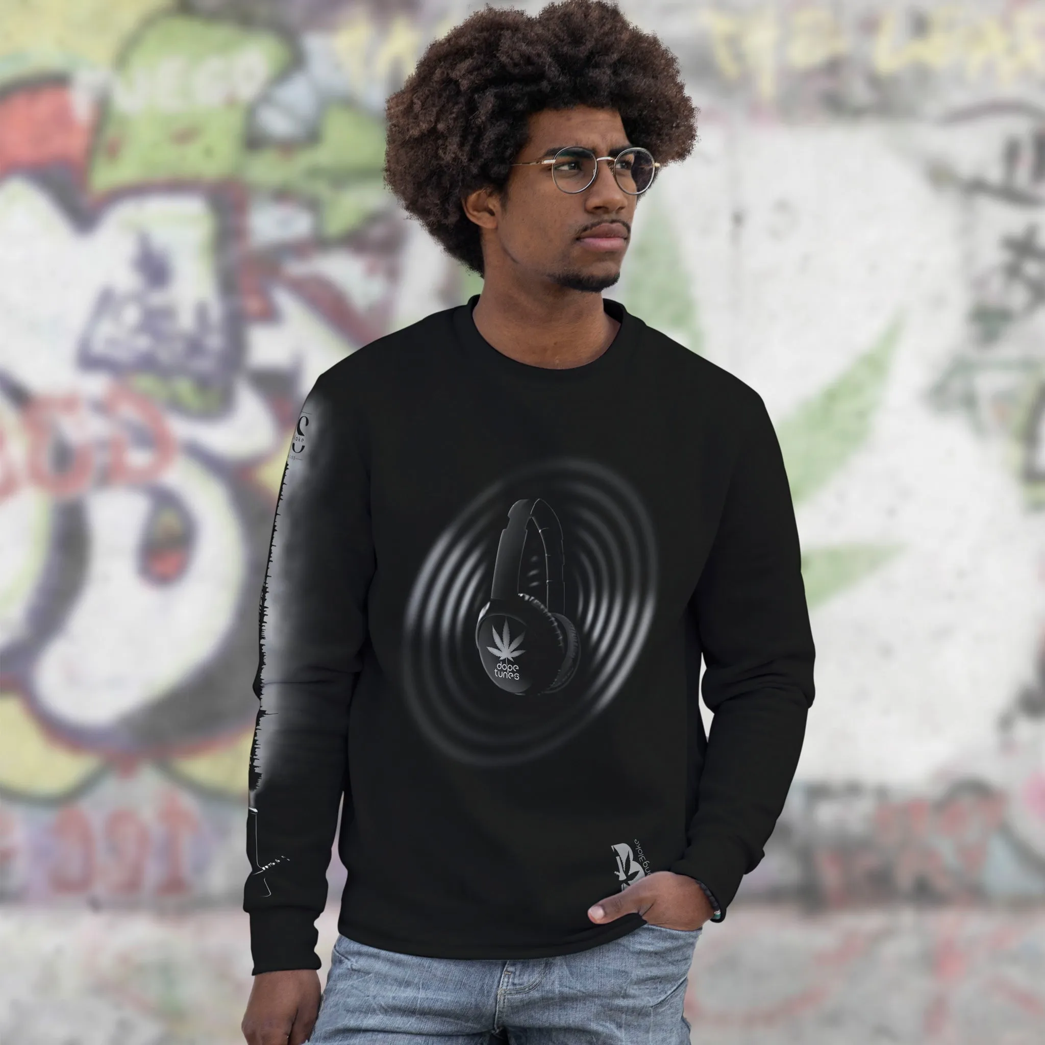 BongBloke "Dope Tunes"  - Unisex Longsleeve T-shirt