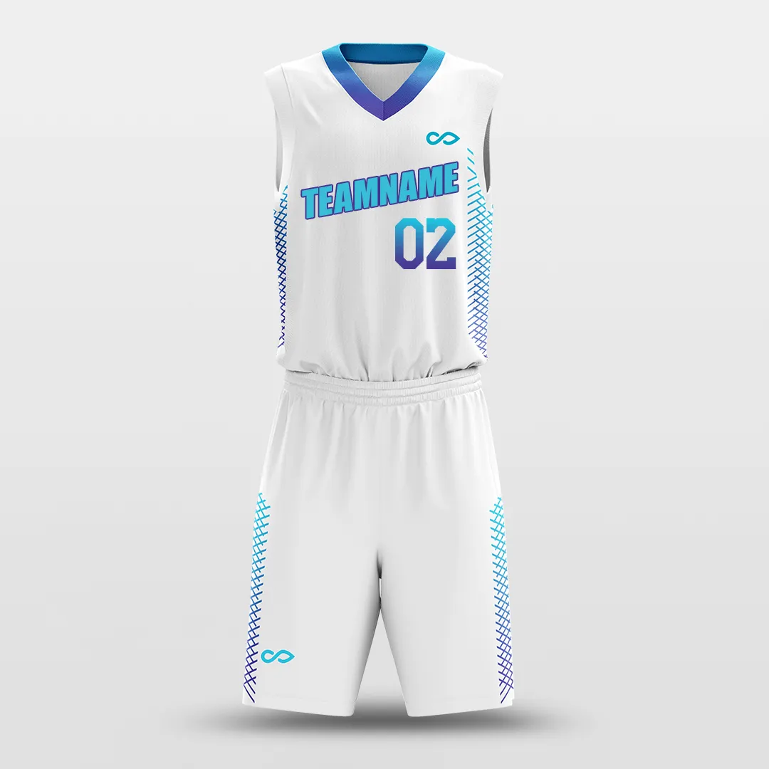 Braid White - Customized Basketball Jersey Set Design