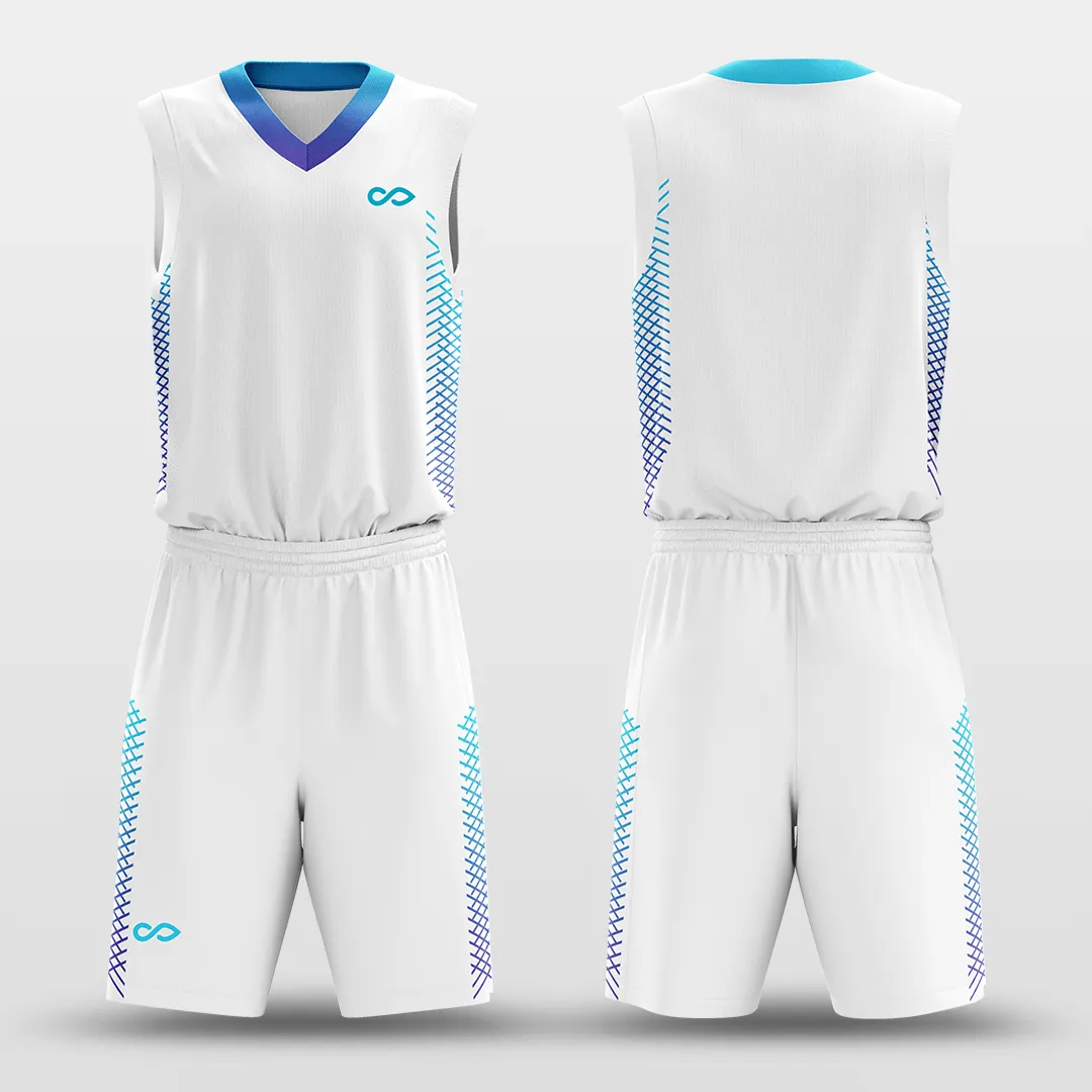 Braid White - Customized Basketball Jersey Set Design