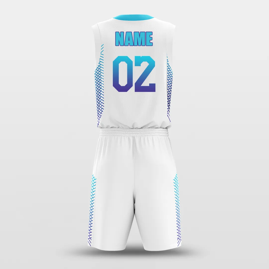 Braid White - Customized Basketball Jersey Set Design