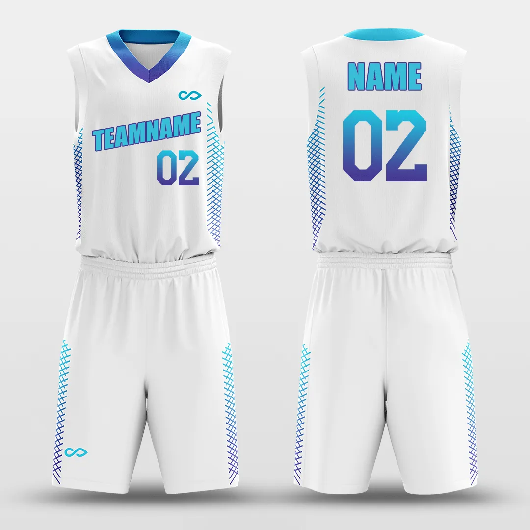 Braid White - Customized Basketball Jersey Set Design