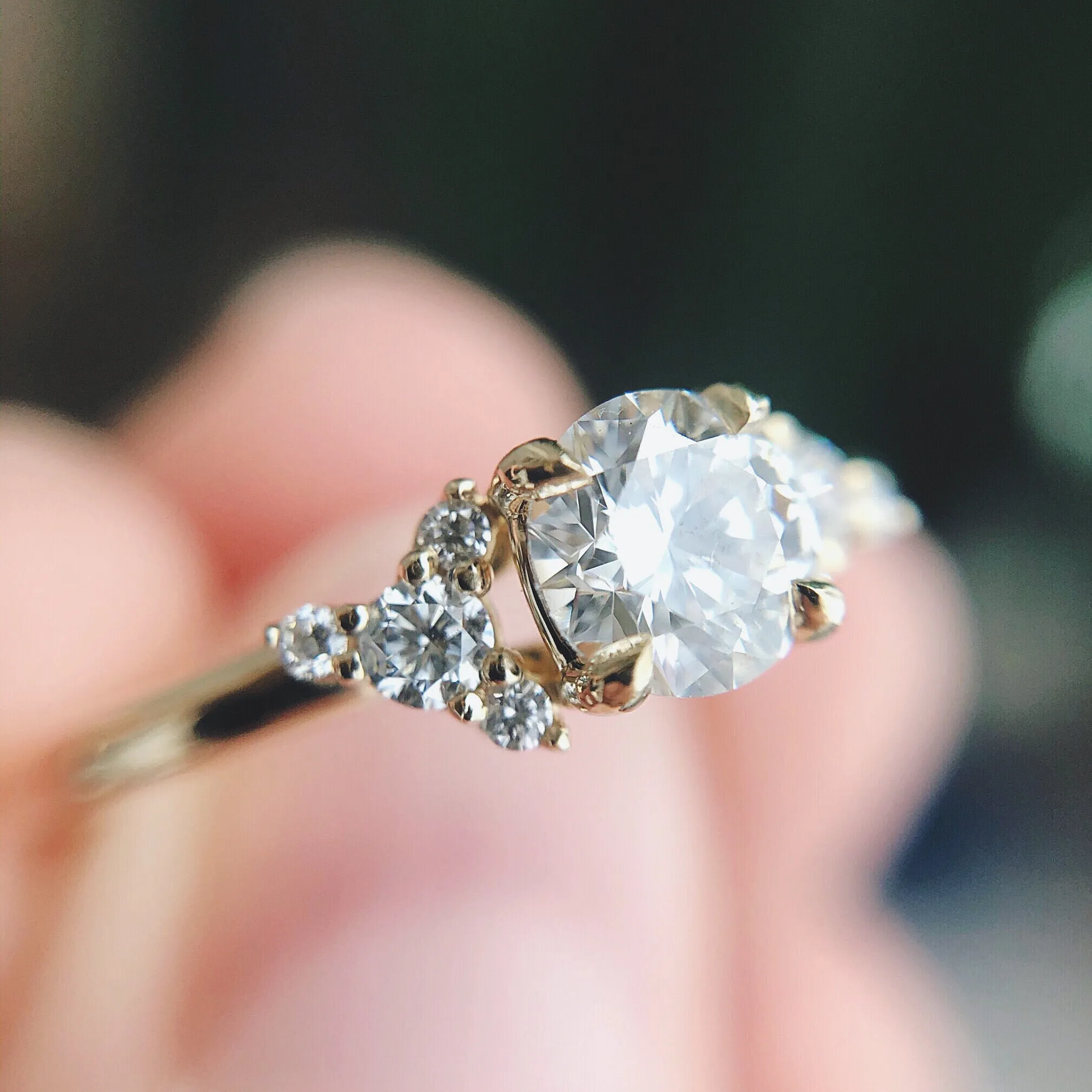 Bree Moissanite Engagement Ring