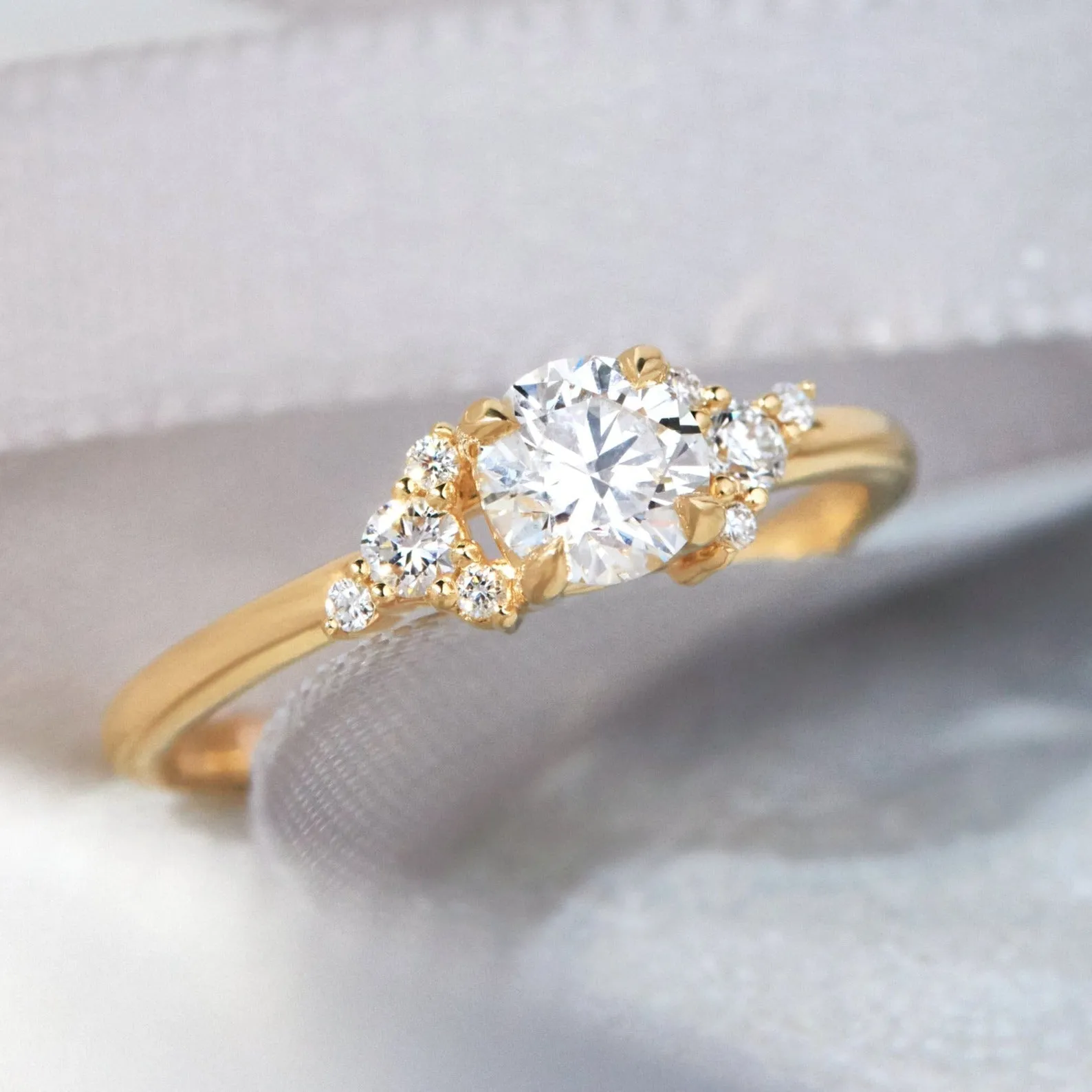 Bree Moissanite Engagement Ring