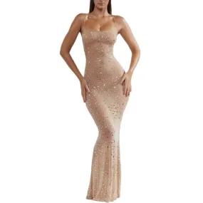 Bright Diamond Bling Sexy Mermaid Long Formal Dress