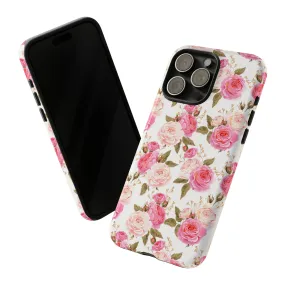 Cabbage Rose Floral Cottagecore Phone Case