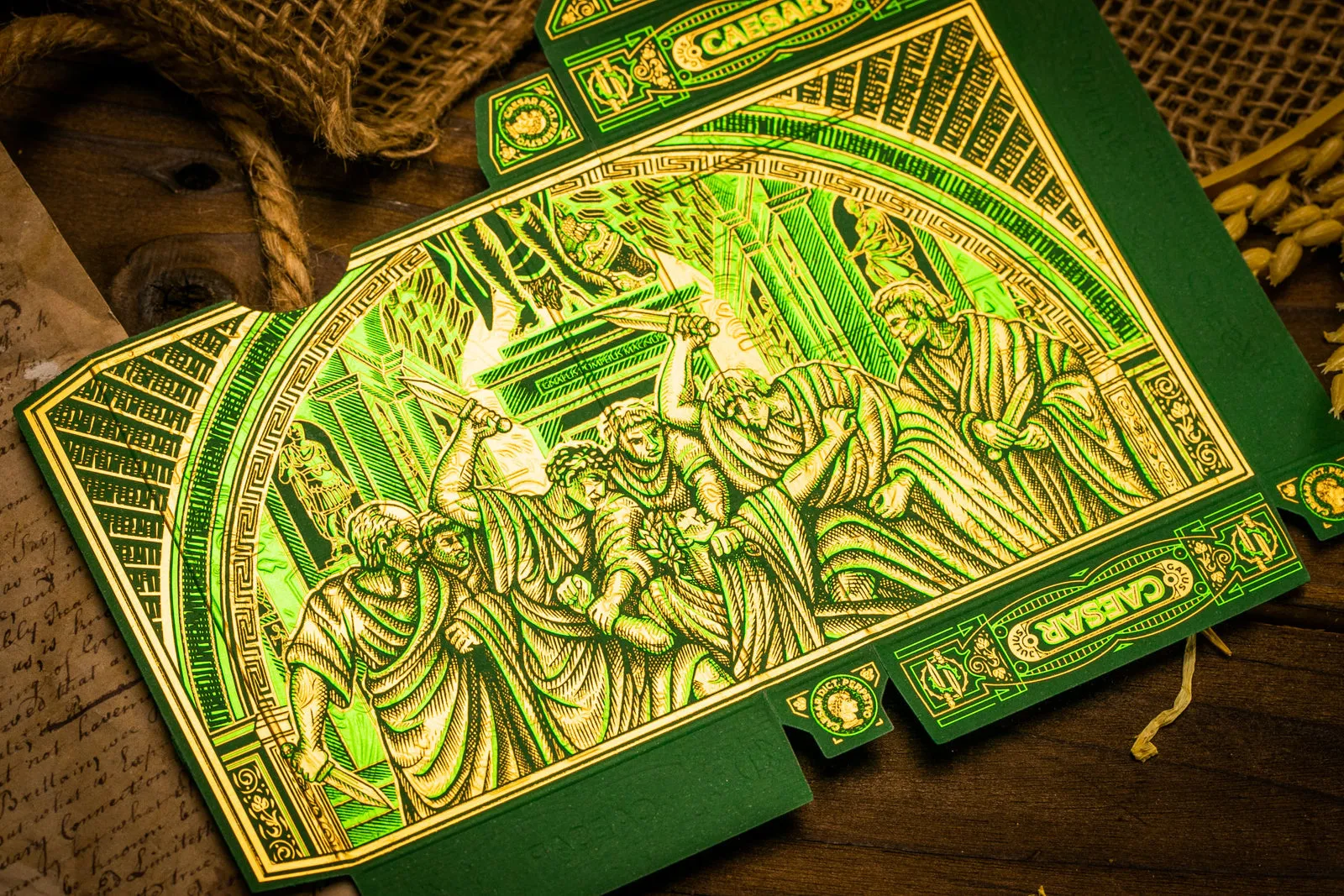 Caesar Playing Cards - Green Edition