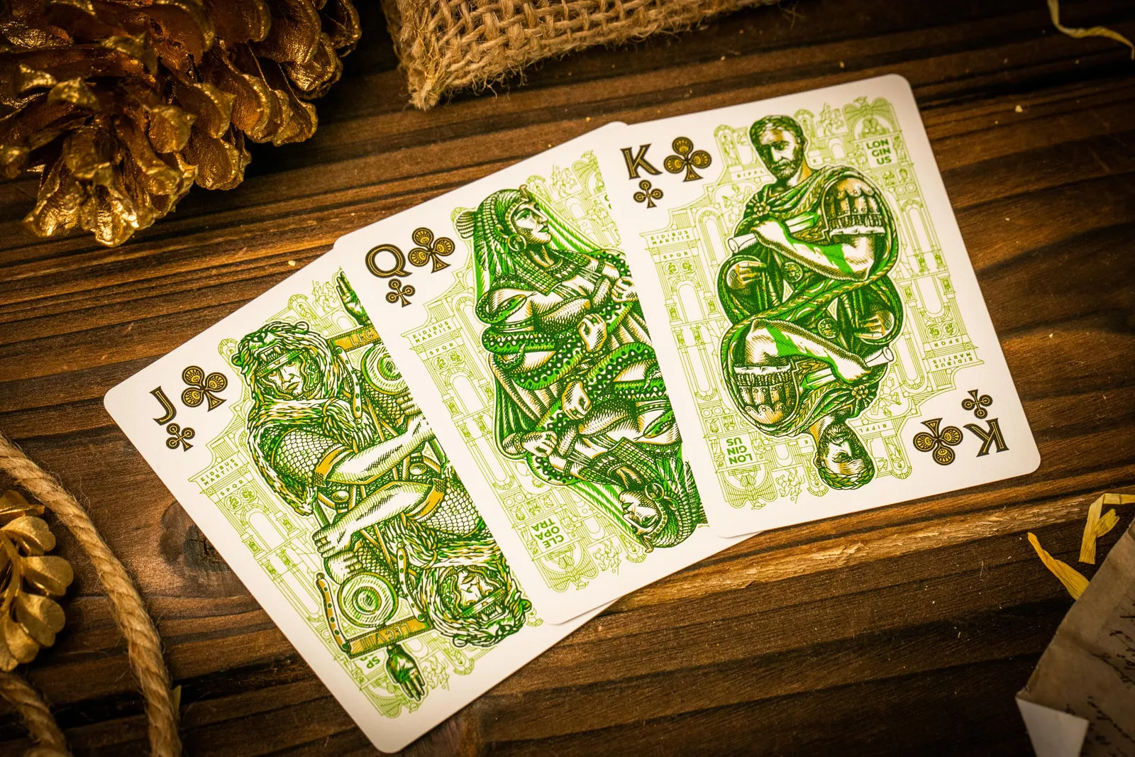 Caesar Playing Cards - Green Edition