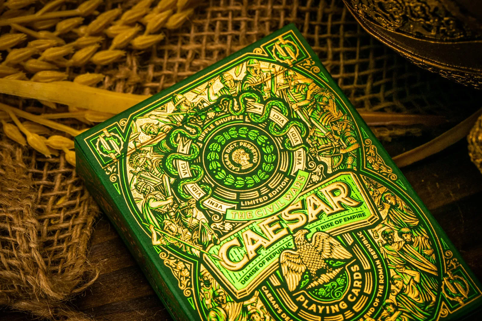 Caesar Playing Cards - Green Edition