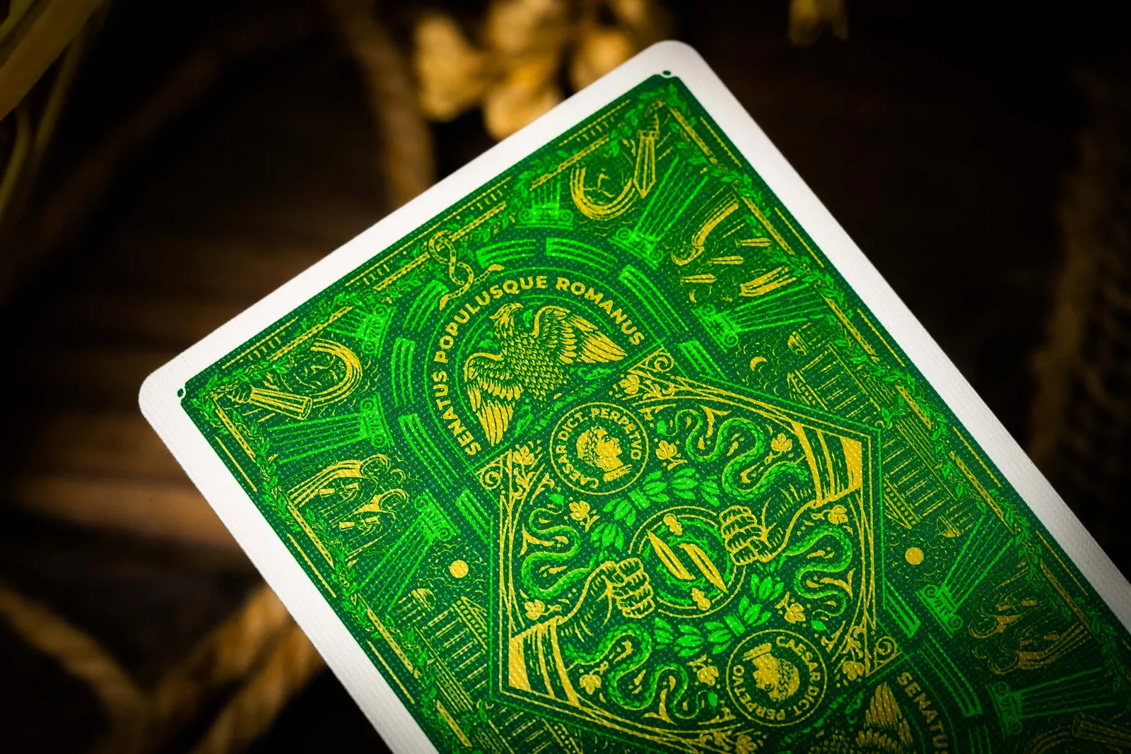 Caesar Playing Cards - Green Edition