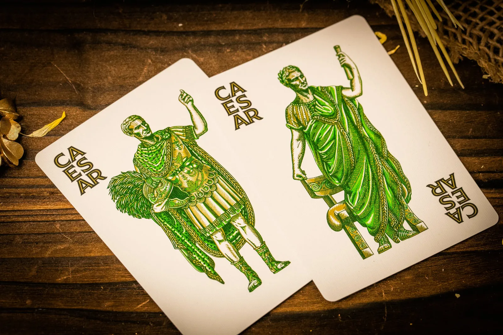 Caesar Playing Cards - Green Edition