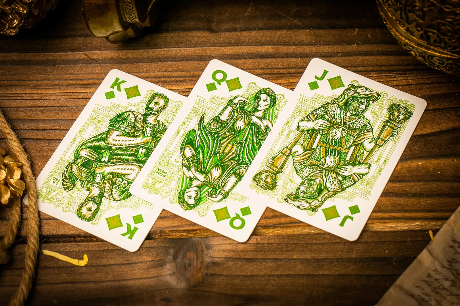 Caesar Playing Cards - Green Edition