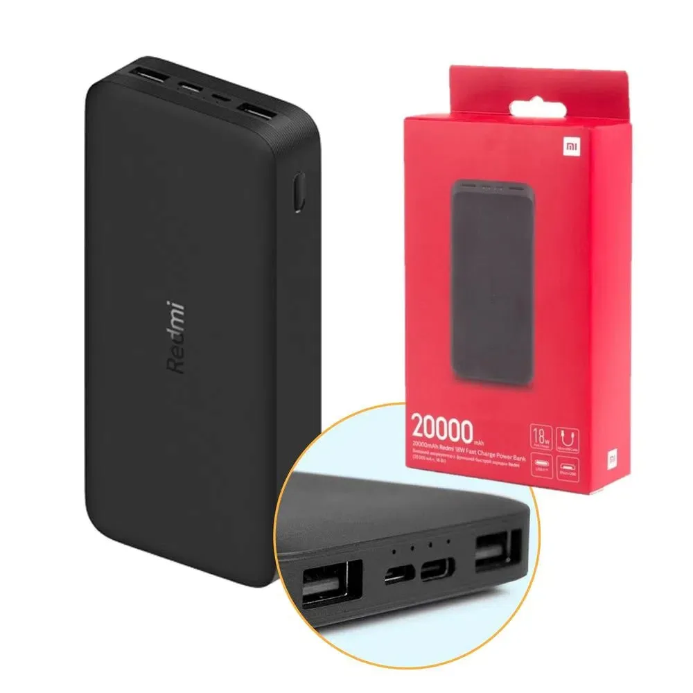 Cargador Xiaomi Redmi Power Bank 20.000mAh 18W