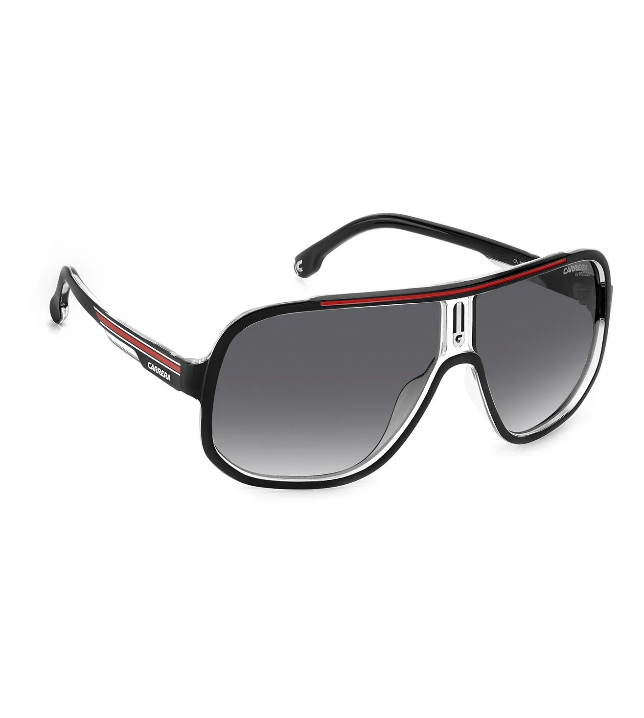 Carrera Men's Dark Grey Shaded Aviator Sunglasses