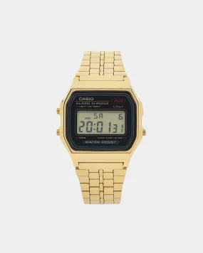 Casio A159WGEA-1DF Watch Gold/ Black