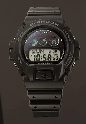 Casio G-Shock GW6900-1 Men's Tough Solar Black Resin Sport Watch