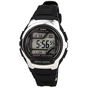 Casio Men's Waveceptor Atomic Digital Illuminator Rubber Strap Digital Chrono Watch | WV58A-1A