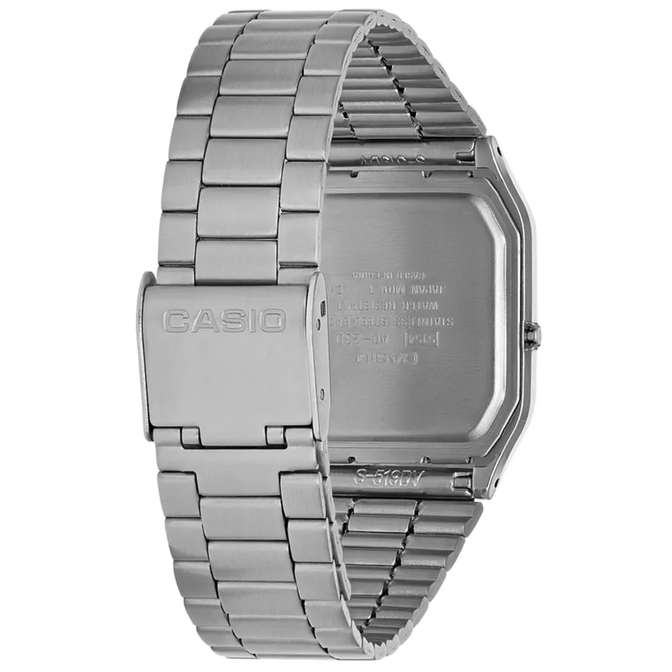 Casio Vintage Unisex Silver Watch AQ-230A-1DMQYES