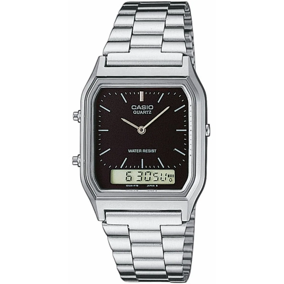 Casio Vintage Unisex Silver Watch AQ-230A-1DMQYES