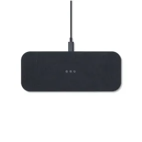 CATCH:2 Essentials Linen Wireless Charger in Charcoal