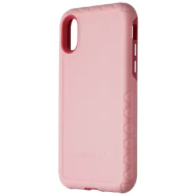 CellHelmet Fortitude Pro Series Hard Case for iPhone Xs and X - Pink Magnolia