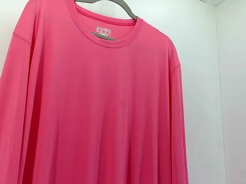 Champion Men's Hot Pink Long Sleeve T-Shirt 3XLarge