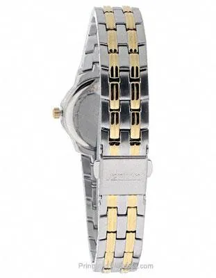 Citizen Silhoutte Ladies Two-Tone Sport Watch - White Dial - Date - 100 Meters