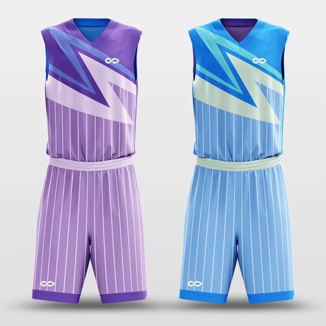 Classic 73 - Customized Reversible Sublimated Basketball Set