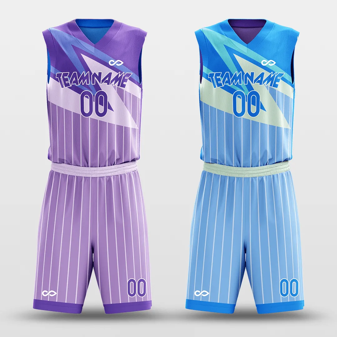 Classic 73 - Customized Reversible Sublimated Basketball Set