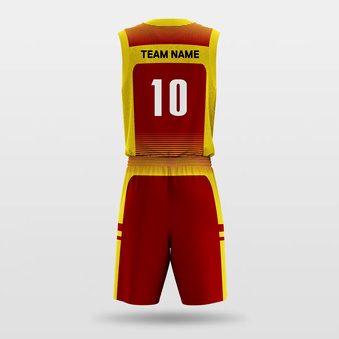 CLASSIC10 - Customized Sublimated Basketball Set