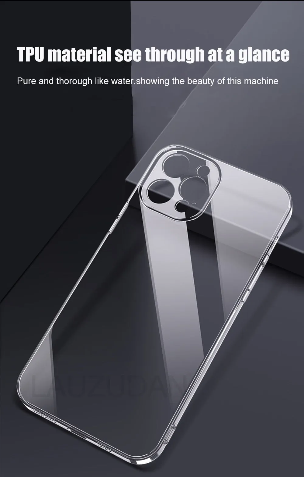 Clear Phone Case For iPhone 11 12 13 14 Pro Silicone Soft Cover For iPhone 12 Mini 13 Pro X XS Max 8 7 6s Plus 5 SE XR Case