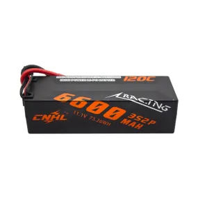 CNHL Racing Series 6600mAh 11.1V 3S 120C Hard Case Lipo Battery with T/Dean Plug