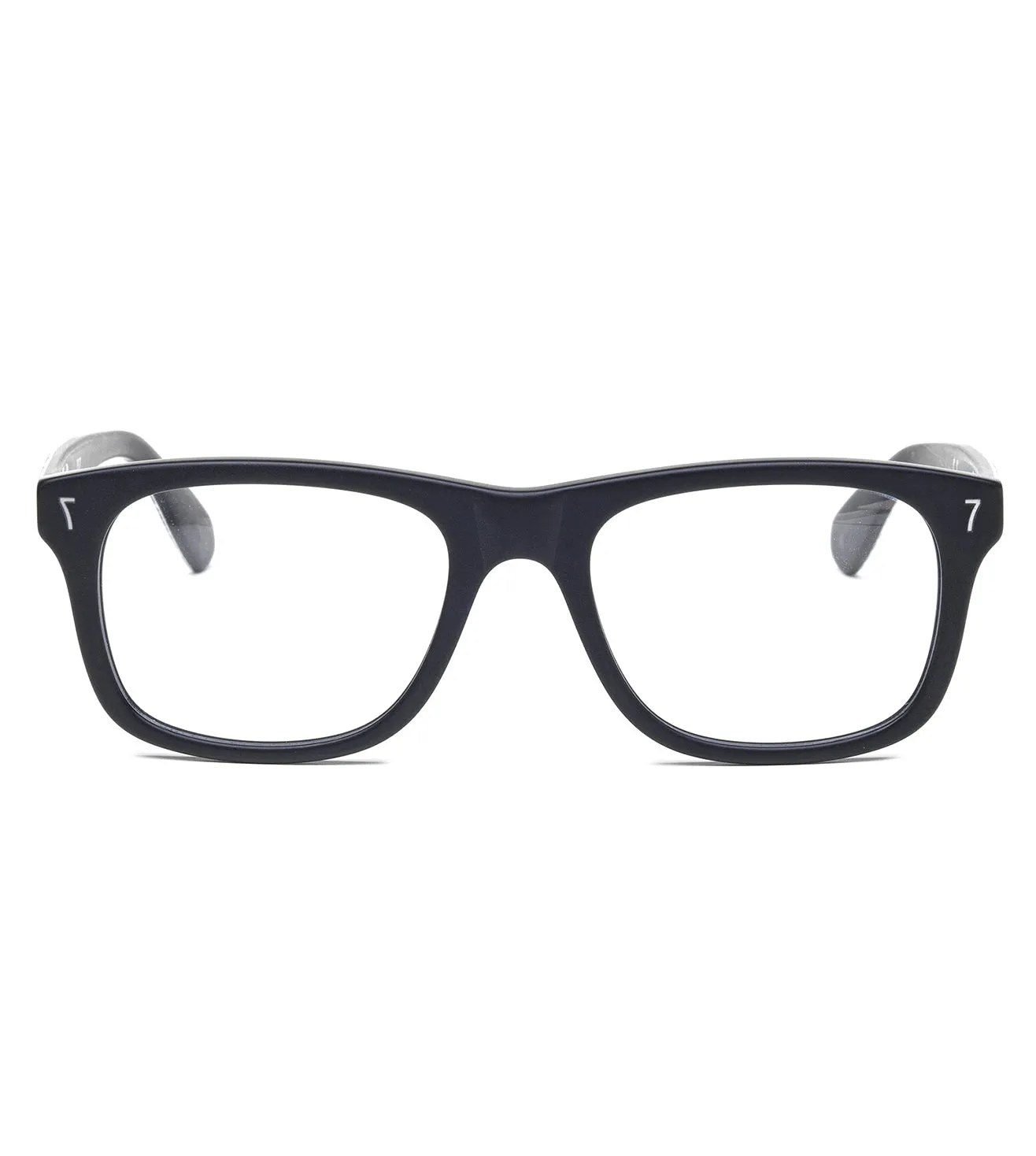 CR7 Unisex Matte Black Square Optical Frames