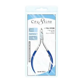 Cre8tion Cuticle Nippers Size 12, 1/4 Jaw, 16106