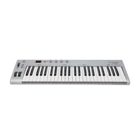 Crown CK-49 MIDI USB 49-Key Electronic Portable Keyboard Controller (Silver)