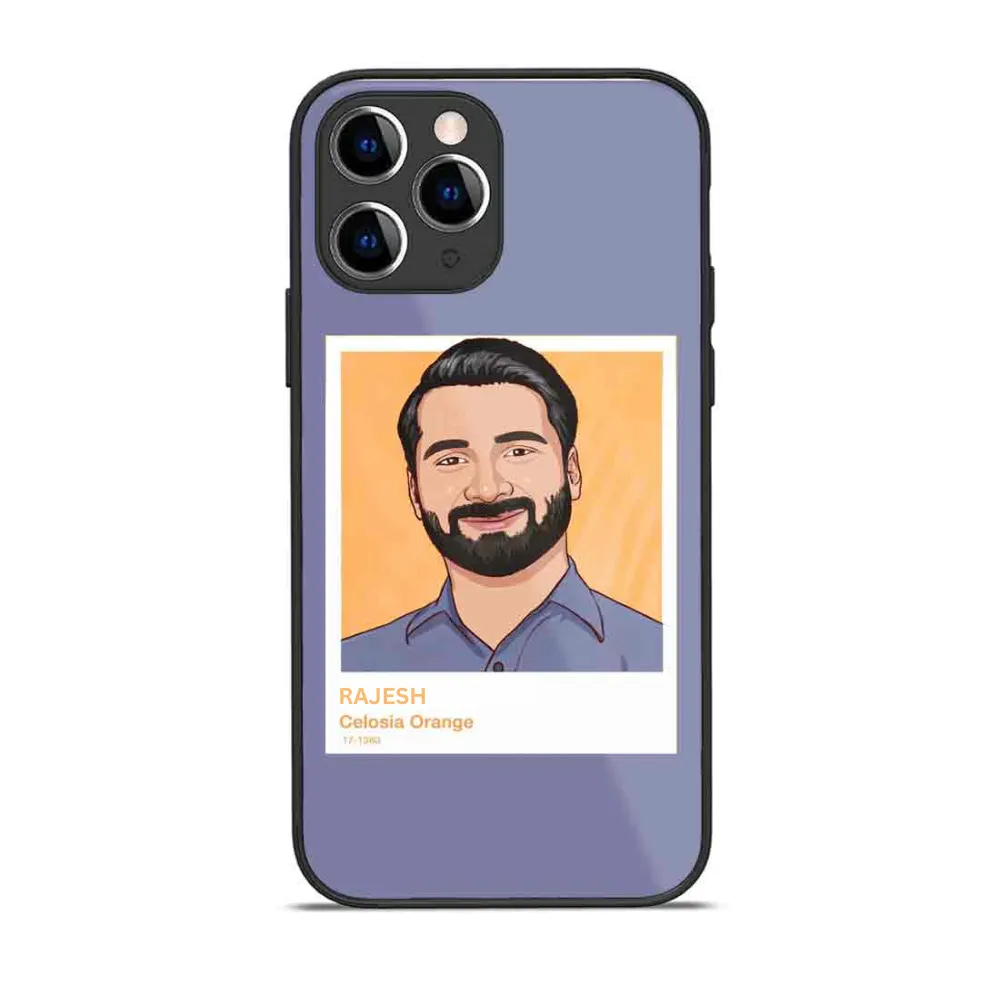 Custom Photo Phone Cases iPhone 11 pro Case - Orange Pantone